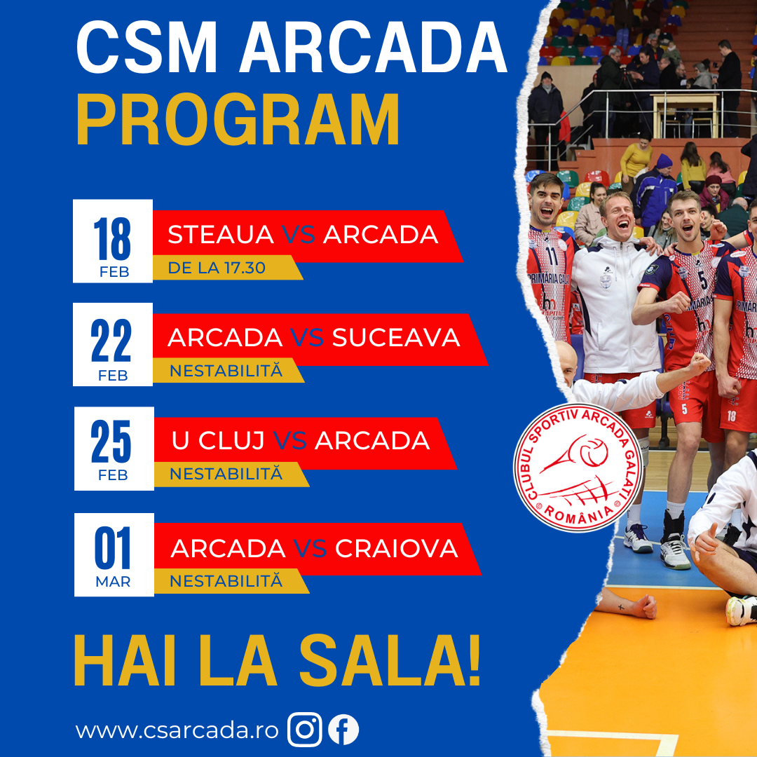 Csm Arcada Galati x Csa Steaua Bucuresti » Placar ao vivo, Palpites,  Estatísticas + Odds